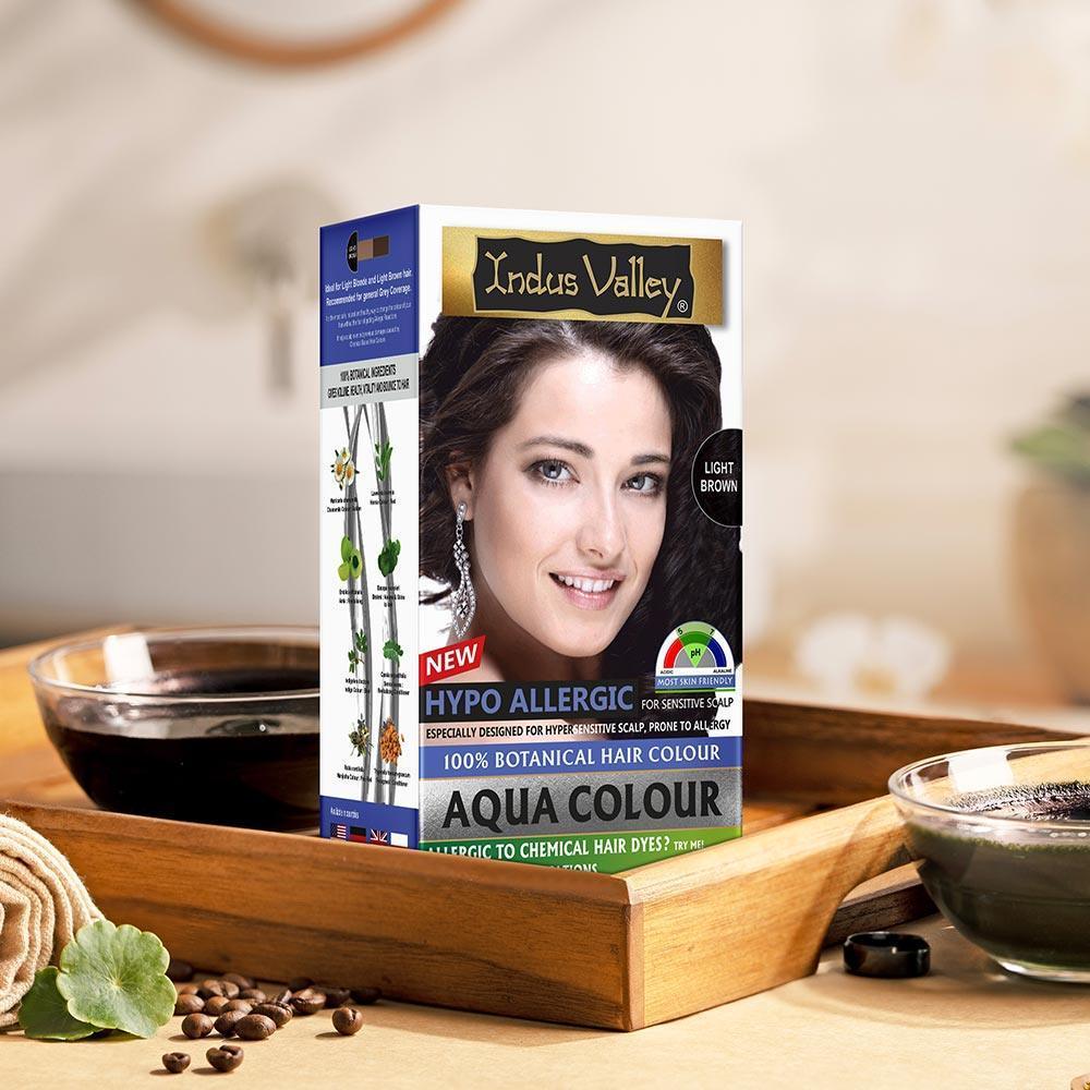 100% Botanical Hypo Allergic Aqua Colour for Hair - Available in 4 Shades - Image 9