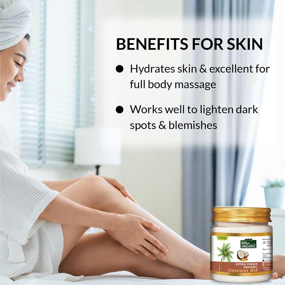 Bio Organic Extra Virgin Coconut Oil for Hair and Skin - Image 3