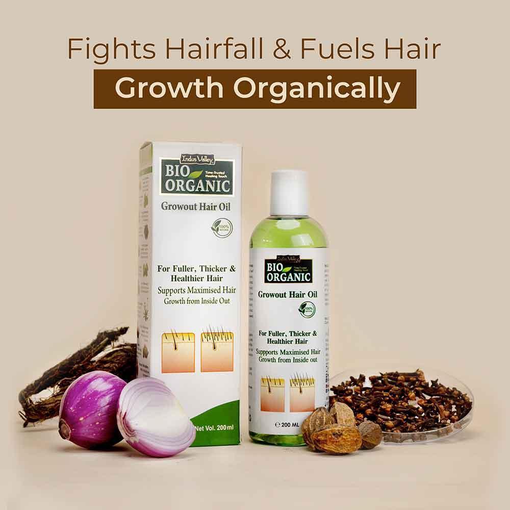 Growout Hair Oil for natural hair growth & nourishment - Image 4