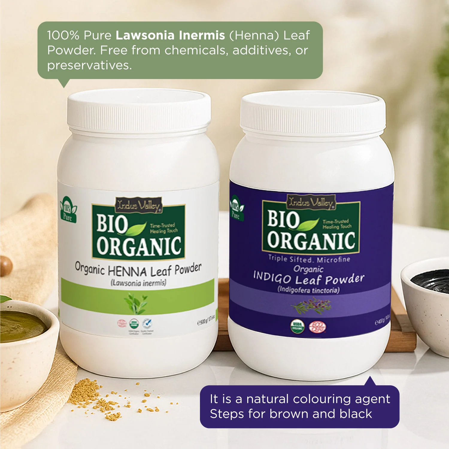 Bio Organic Henna Leaf Powder - Image 15