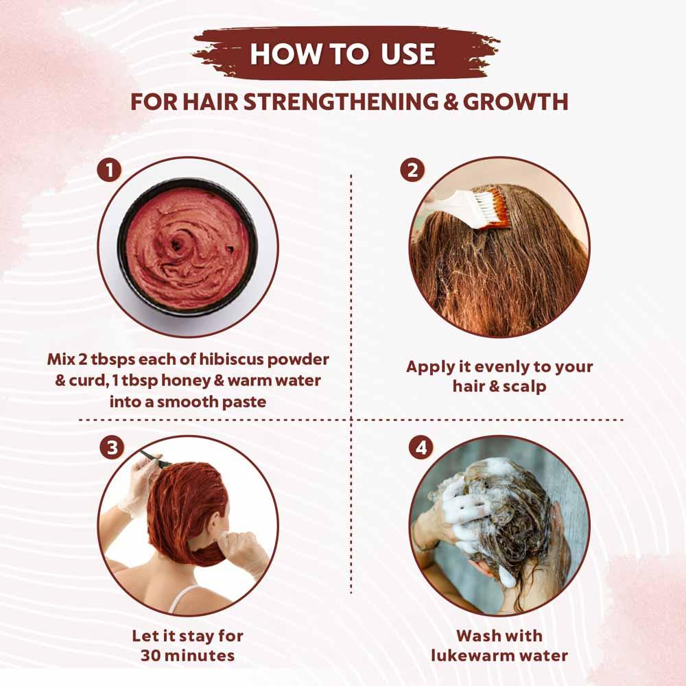 Bio Organic Hibiscus Flower Powder - 100gm - Image 5