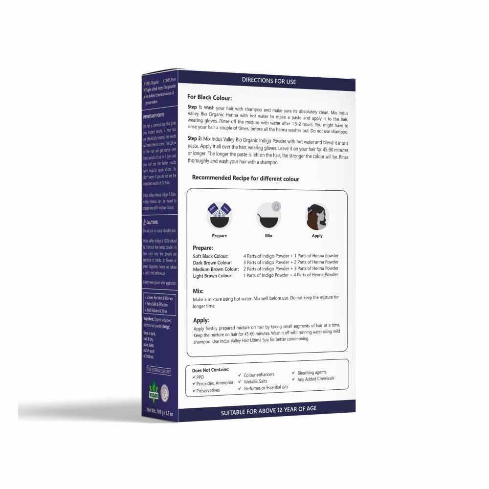 Bio Organic Indigo Leaf Powder for Natural Hair Coloring - Image 7