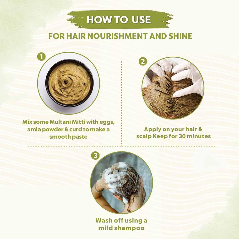 Bio Organic Multani Mitti Powder - Pack of 4 (800gm) - Image 3