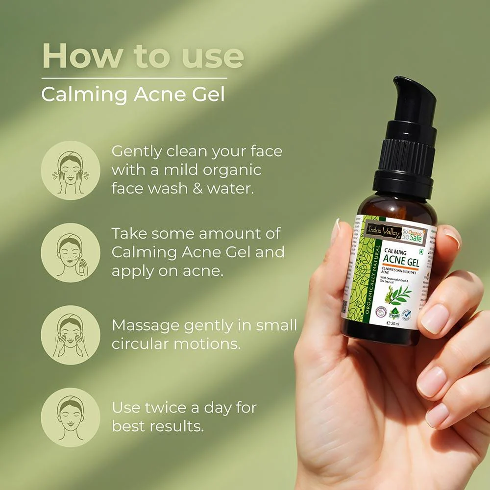 Clear Skin Acne Gel with Seaweed & Tea Tree - Image 6