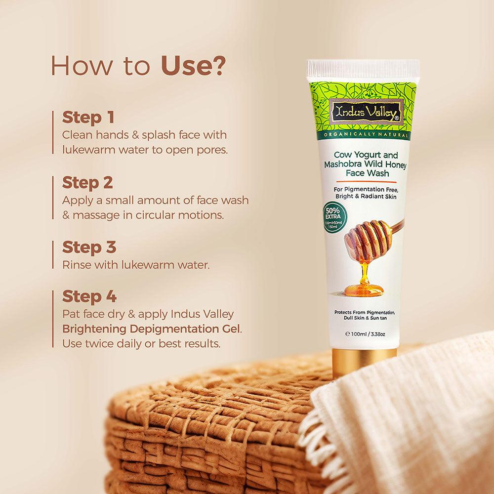 Cow Yogurt Organic Honey Face Wash - Image 6
