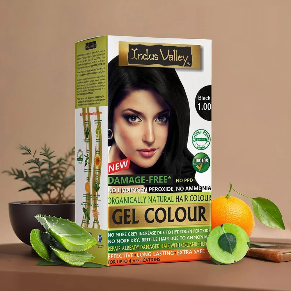 Natural Hair Colour | Trial Pack - Single Use | Damage Free Gel Hair Color For Women & Men | No Harsh Chemicals, Long Lasting, Safe & Gentle I Available in 4 Shades - Image 20