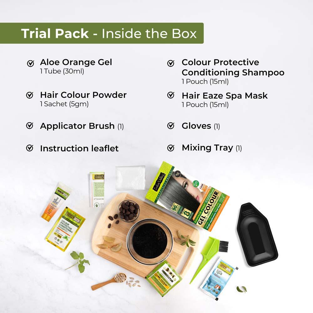 Natural Hair Colour | Trial Pack - Single Use | Damage Free Gel Hair Color For Women & Men | No Harsh Chemicals, Long Lasting, Safe & Gentle I Available in 4 Shades - Image 6