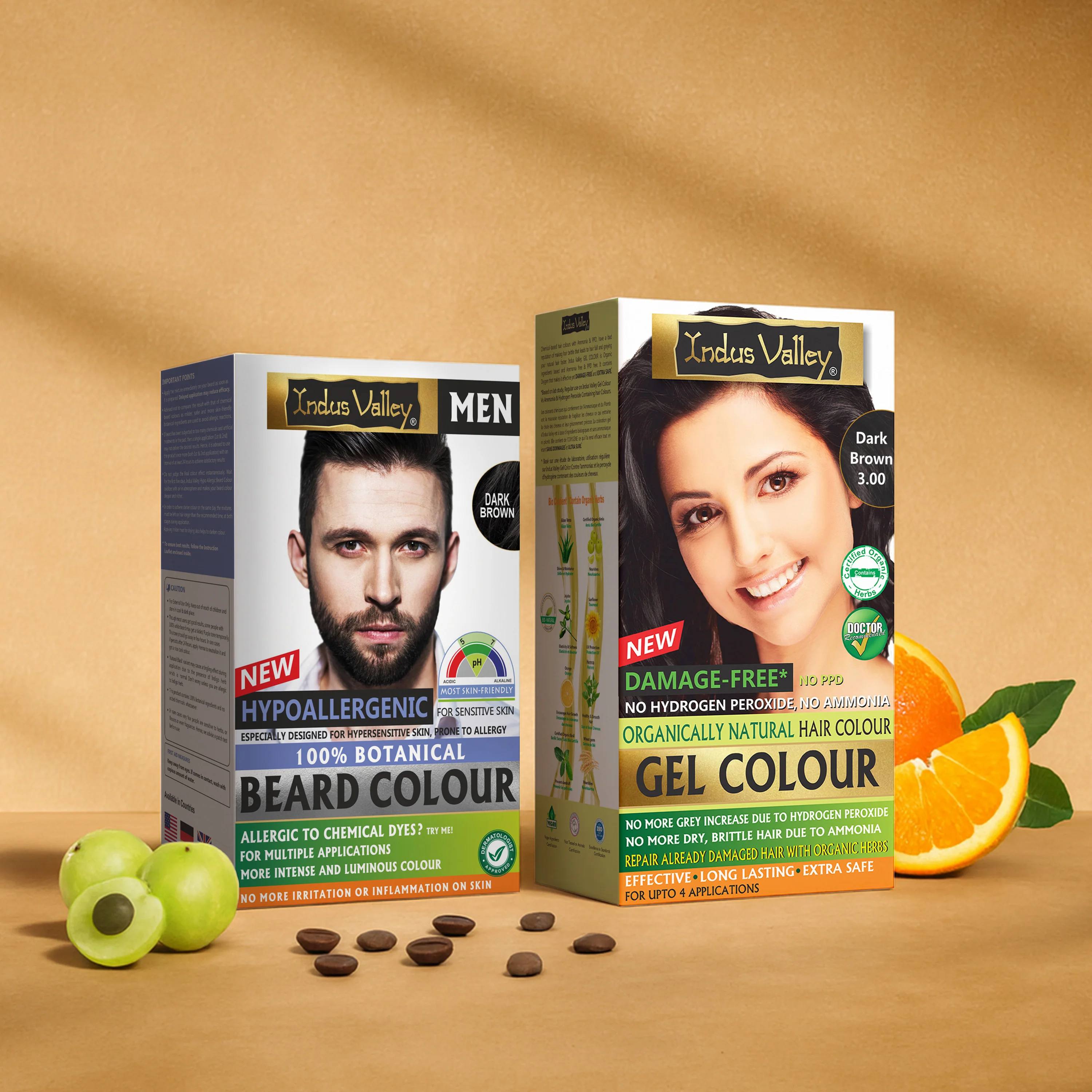 Hypo Allergic 100% Botanical Beard Colour - (100g + 15ml) - Image 15