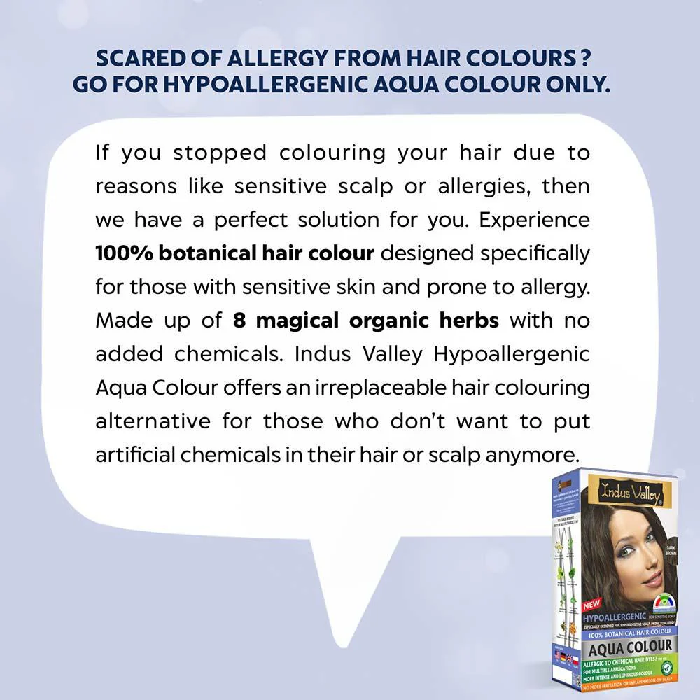 100% Botanical Aqua Colour For Sensitive and Allergy Prone Scalp - Available in 4 Shades - Image 6