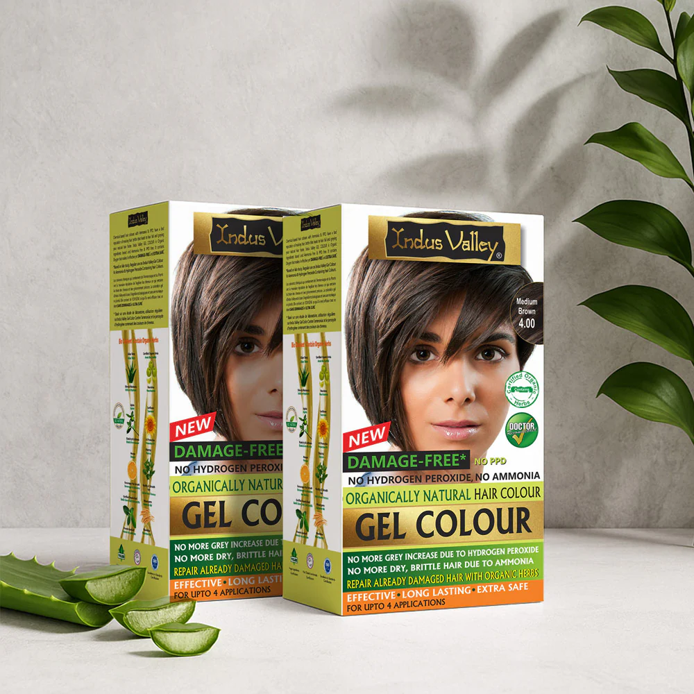 Natural Hair Colour | Damage Free Gel Hair Color For Women & Men | No Harmful Chemicals, Long Lasting, Safe & Gentle - Available in 6 Shades - (400ml + 40g) (Pack of 2) - Image 12