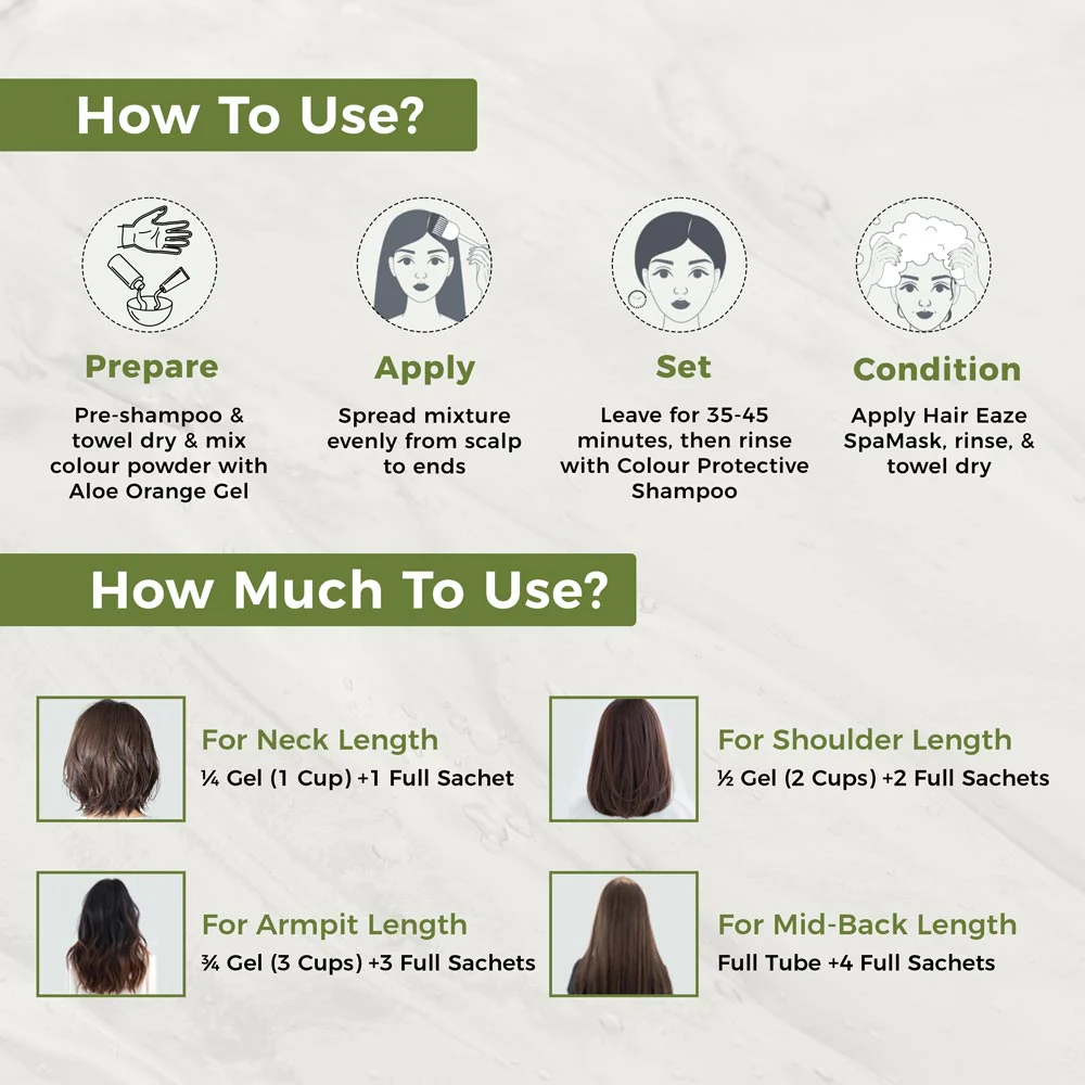 Natural Hair Colour | Damage Free Gel Hair Color For Women & Men | No Harmful Chemicals, Long Lasting, Safe & Gentle - Available in 6 Shades - (400ml + 40g) (Pack of 2) - Image 4