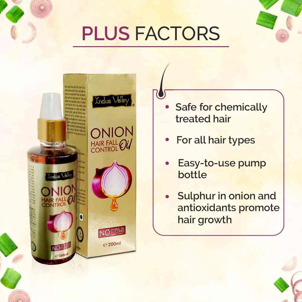 Onion Hair Fall Control Oil - 200ml - Image 5