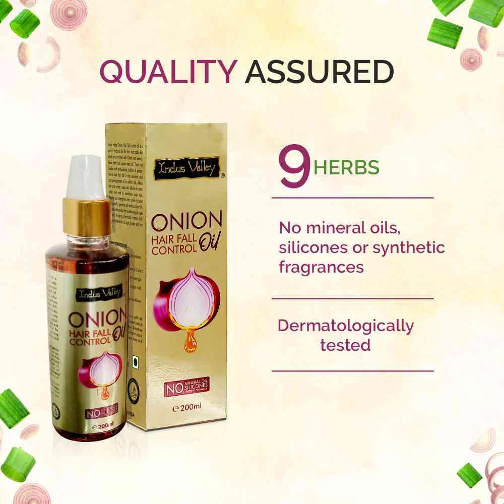 Onion Hair Fall Control Oil - 200ml - Image 6