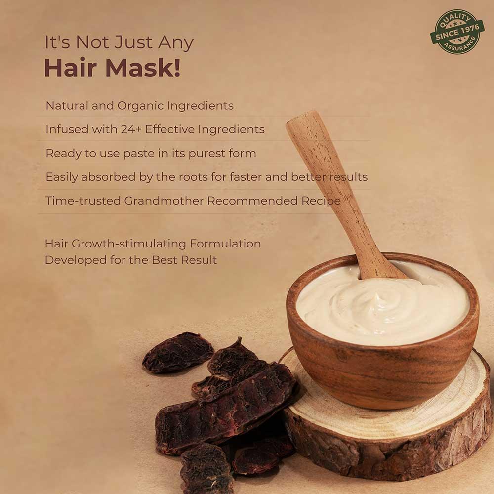 Ready-to-Apply Hair Repair Mask With Bhringraj & Brahmi - 150gm - Image 6