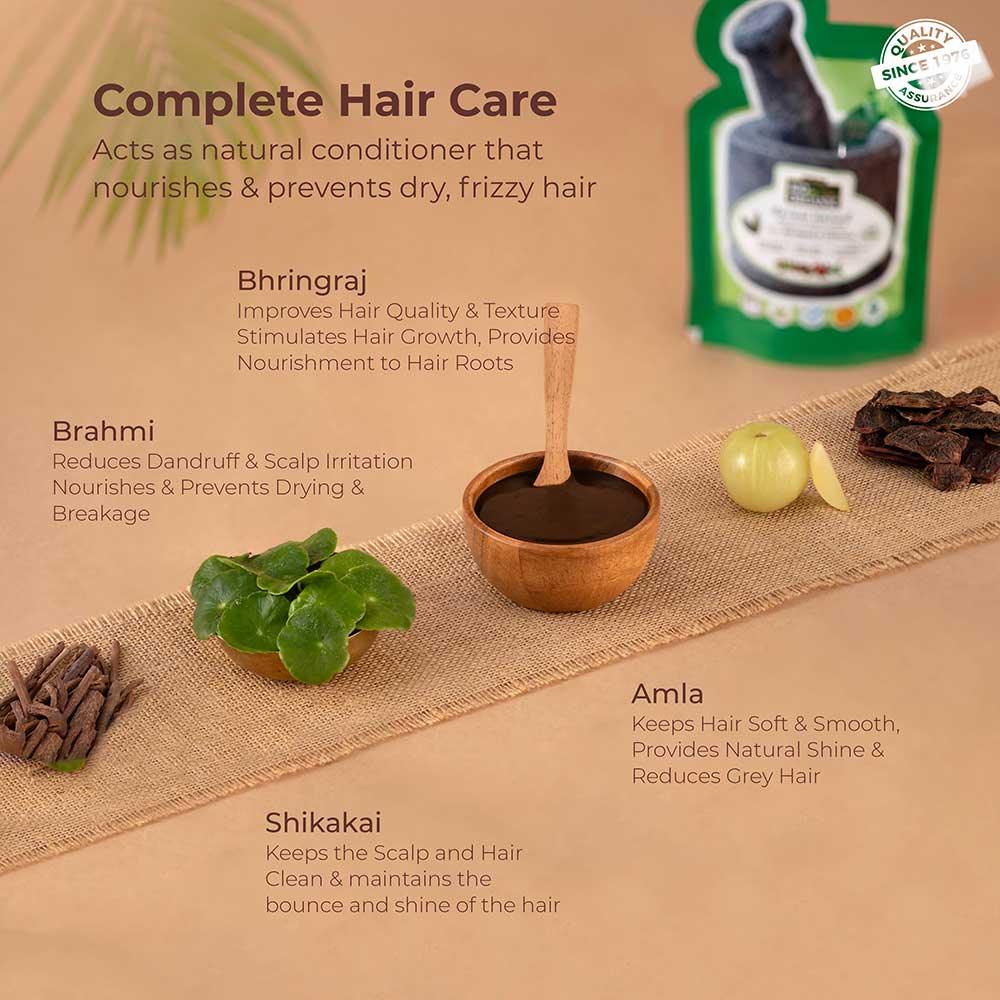 Ready-to-Apply Herbal Henna+ Paste With Shikakai & Bhringraj - 150gm - Image 6