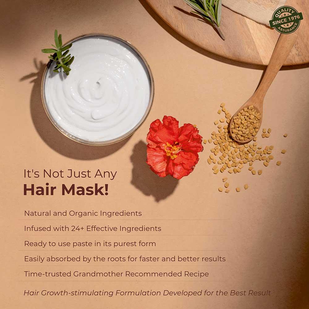 Ready-to-Apply Hair Growth Mask With Hibiscus, Rosemary & Methi Seeds - 150gm - Image 5